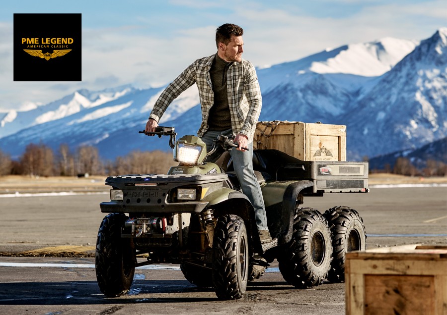 Afbeelding van PSI2510201 7013 Heren Overhemd - Herringbone  Yarn - PME LEGEND